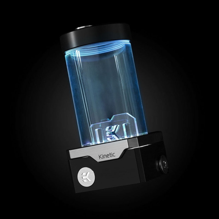 Actual product image EKWB EK-Quantum Kinetic TBE 160 DDC expansion tank D-RGB - Acetal