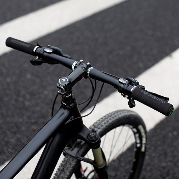 Immagine prodotto Rockbros BT1001BKBK manopole per manubrio da bicicletta in spugna - nero
