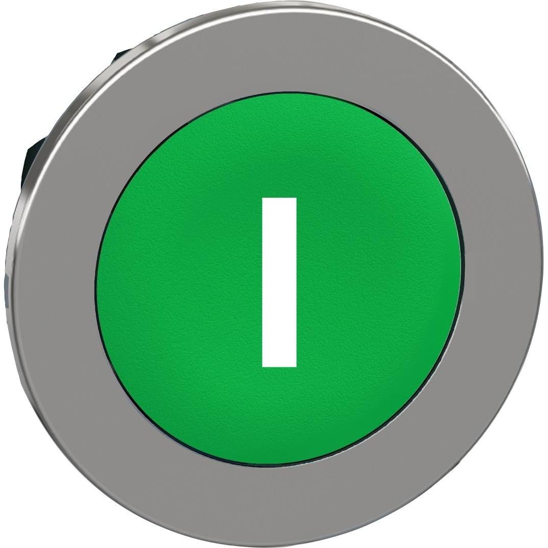 Schneider Electric Drucktaster, Metall, Front, 30mm, ZB4FACUST02, Taster + Schalter, Grün