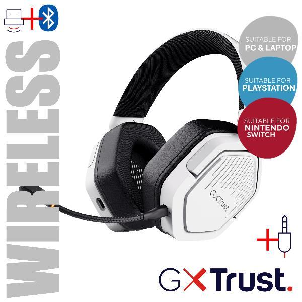Produktbild Trust Gxt493w Carus Wrls Headset (Kabelgebunden, Kabellos)