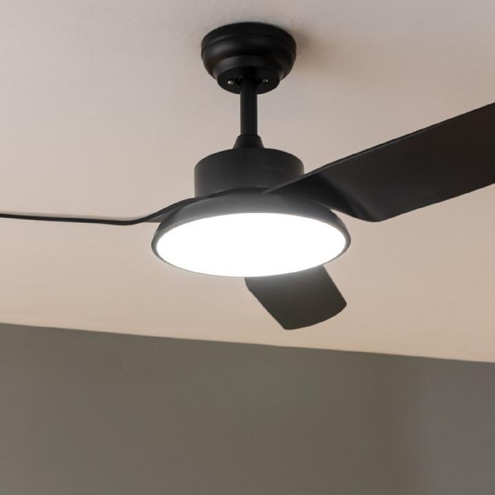 Produktbild Cecotec Deckenventilator Mit Lampe Energysilence Aero 5200 Schwarz 22 W 40 W