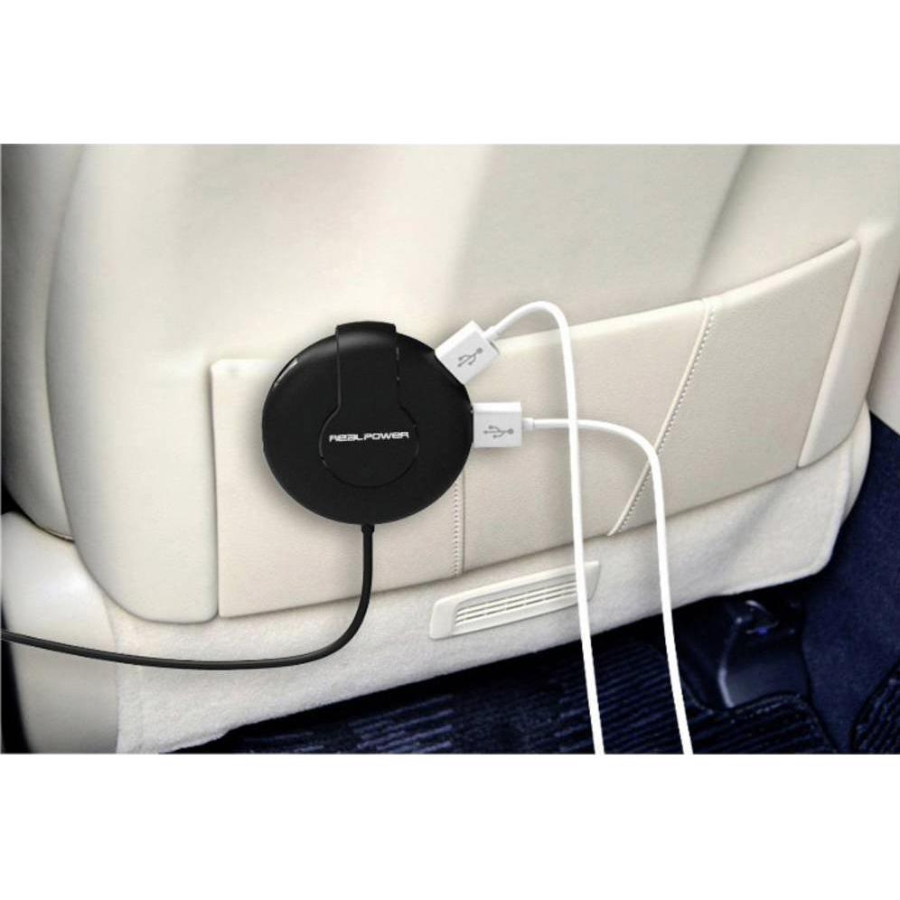Thumbnail - RealPower Ultron Ladegeräte Ladegerät für Mobilgeräte, Auto Adapter, Schwarz