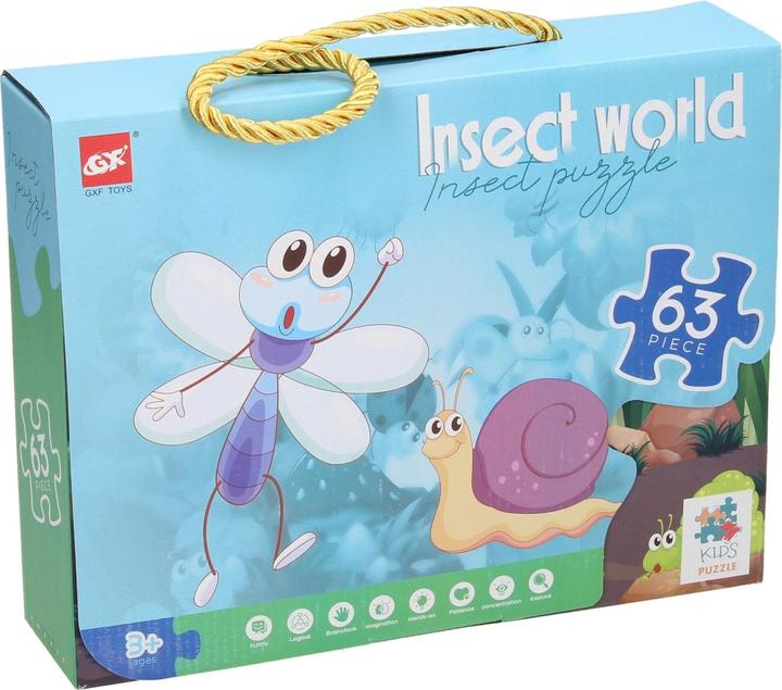 Immagine prodotto Puzzle Insektenwelt, 63 Teile. (63 pezzi)