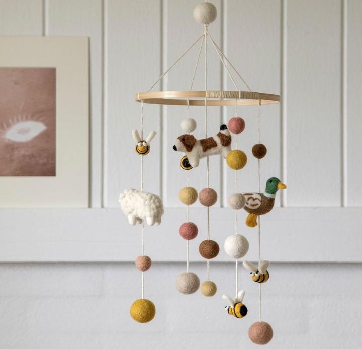 Image du produit Gry & Sif Mobile mit Bauernhoftieren