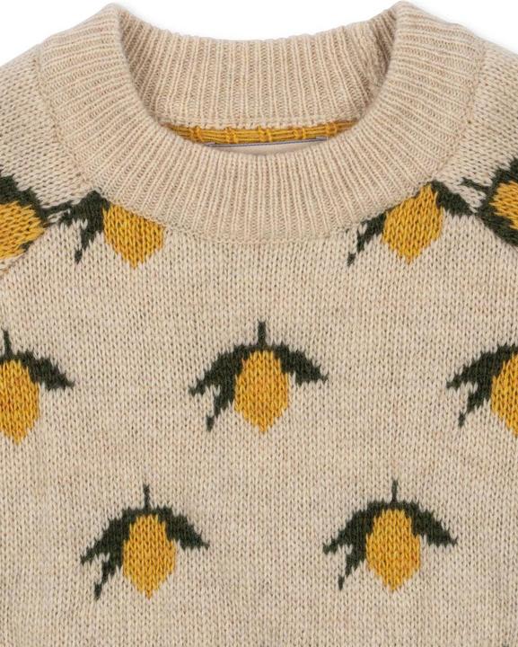 Produktbild Konges Slojd Belou Strickpullover Lemon (92)