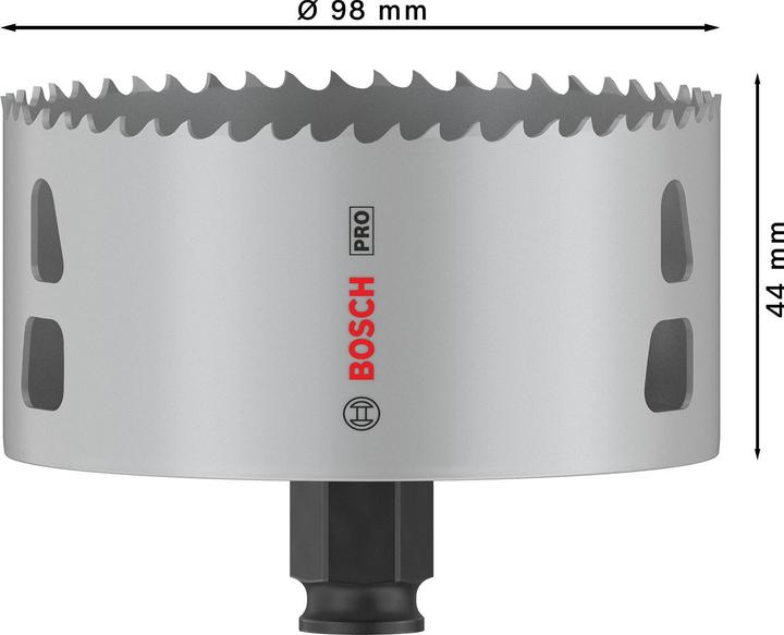 Productafbeelding Bosch Professional Zubehör PRO Multi Materiaal PC Plus gatenzaag, 98 mm (98 mm)