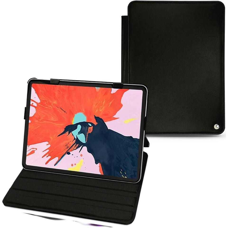 Noreve Lederschutzhülle horizontal (iPad Air 2020 (4. Gen), iPad Air 2022 (5. Gen)), Tablet Hülle, Schwarz