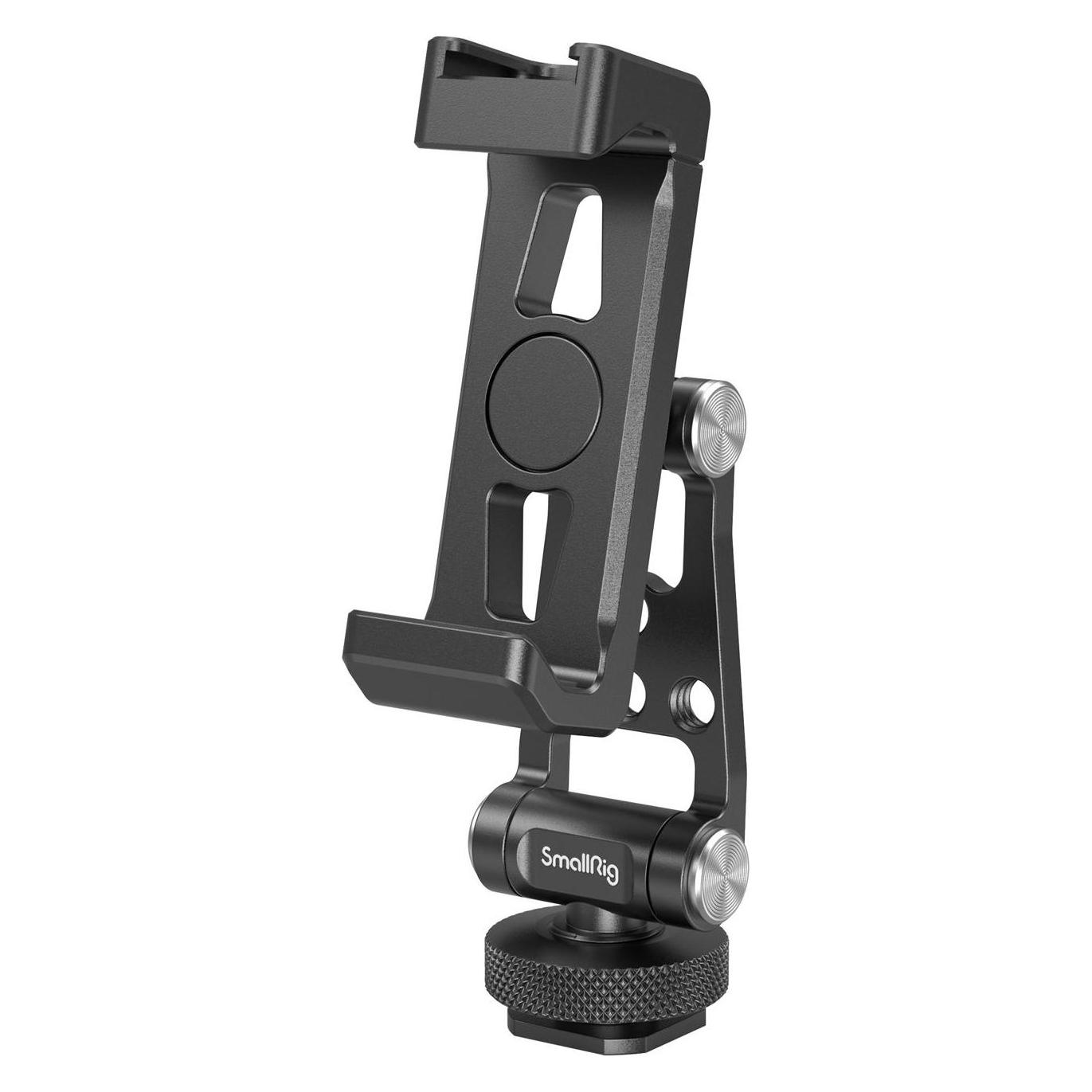 SmallRig Metal Phone Holder with Cold Shoe Mount (Cage Zubehör, Diverses Video Zubehör, Gimbal Zubehör) (4382)