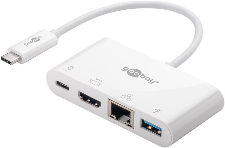 Actual product image Goobay Multiport-Adapter (USB-C, 4 ports)