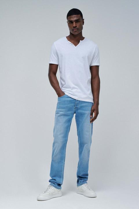 Actual product image Salsa Jeans T-Shirt Vneck Basic T-Shirt Slim Fit (M)