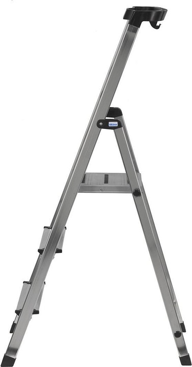 Actual product image Krause Safety Folding ladder silver (Folding step, 45 cm)