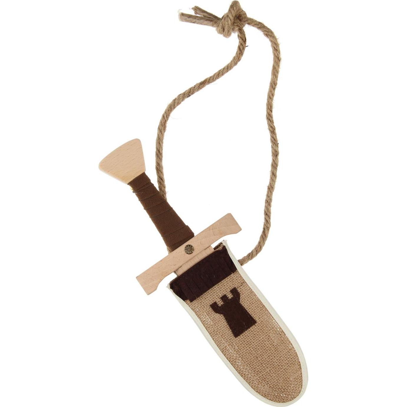 Playwood Holzdolch Luxus mit Scheide