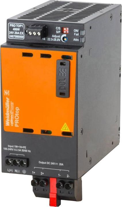 Immagine prodotto Weidmüller PRO TOP1 480W 24V 20