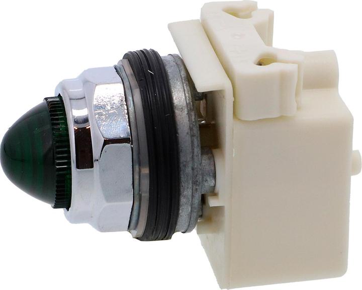 Produktbild Schneider Electric Meldeleuchte,Direktvers.,Metall,grün