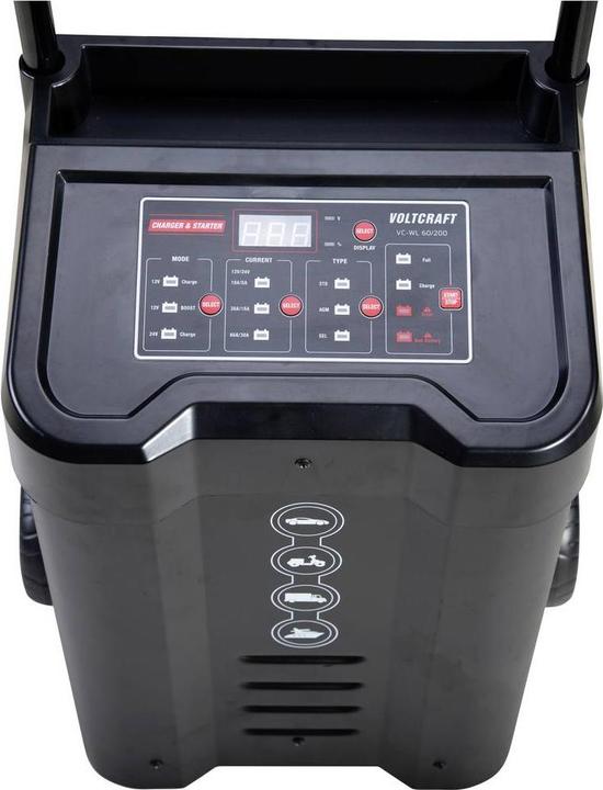 Produktbild Voltcraft VC-WL 60/200 Lader+Starter VC-12362515 Werkstattladegerät 60 A 30 A (24V, 60 A)