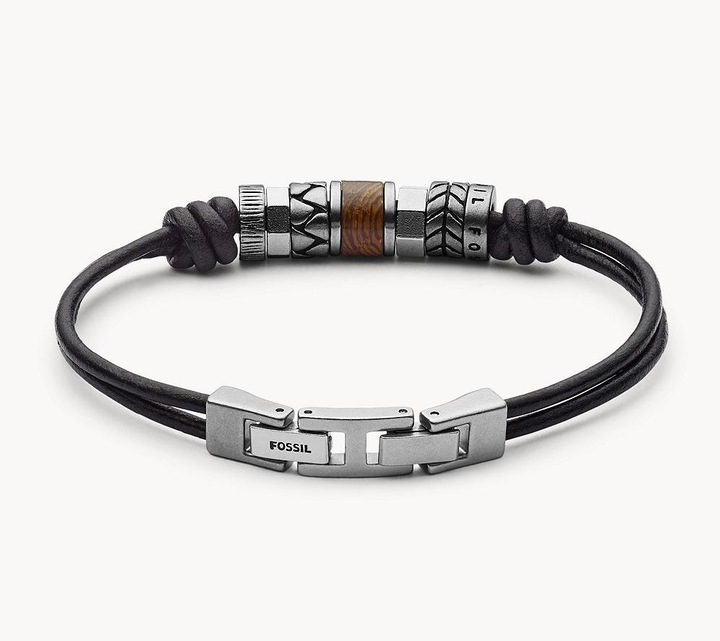 Actual product image Fossil Vintage Casual (21.50 cm, Metal, Leather)