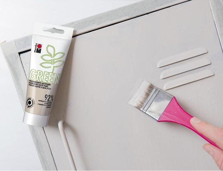 Produktbild Marabu Bastelfarbe Alkydfarbe Green Set Boho, 5 x 100 ml (500 ml)