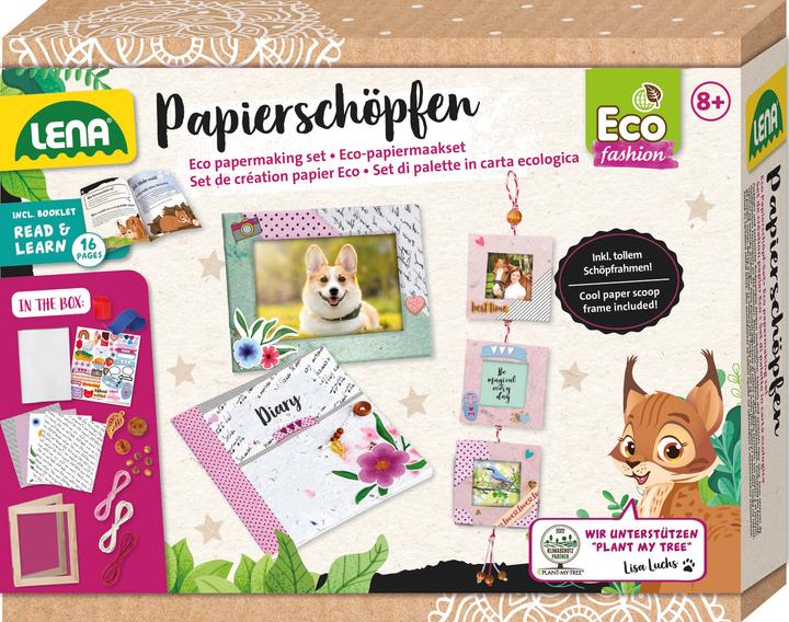 Actual product image Lena Eco paper scooping, FSC RECYCLED, folding box