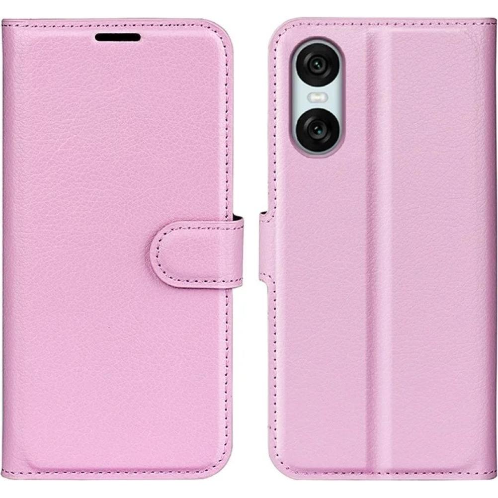 Screenguard Sony Xperia 10 VI Leather Guard Lederhülle (Sony Xperia 10 VI), Smartphone Hülle, Rosa