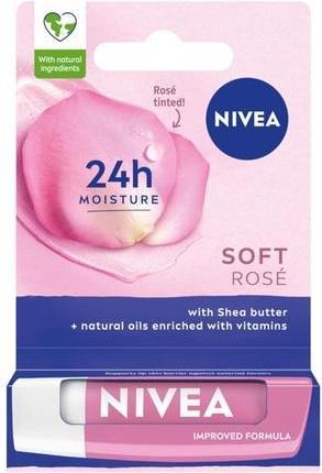 Produktbild NIVEA Soft Rose Nourishing Lipstick 4.8g (Transparent)