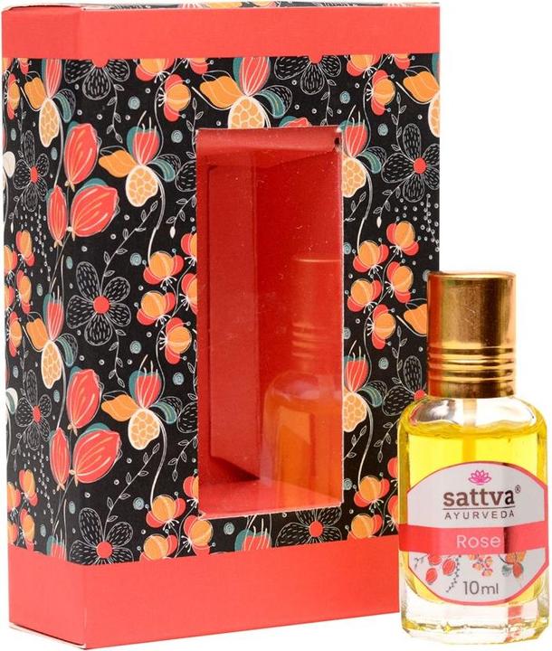 Immagine prodotto Sattva Ayurveda Profumo alla rosa 10 ml di olio - Sattva (Extrait De Parfum, 10 ml)