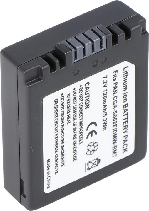 Produktbild AccuCell Akku Panasonic CGA-S002, CGR-S002, DMW-BM7 (Kamera Akku)