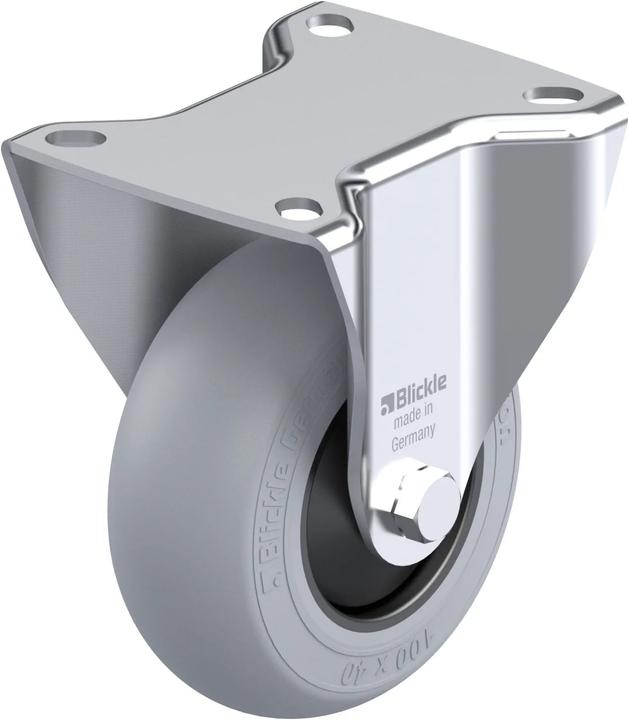Produktbild kaiserkraft Stahlblech-Bockrolle L-ALB-FI
