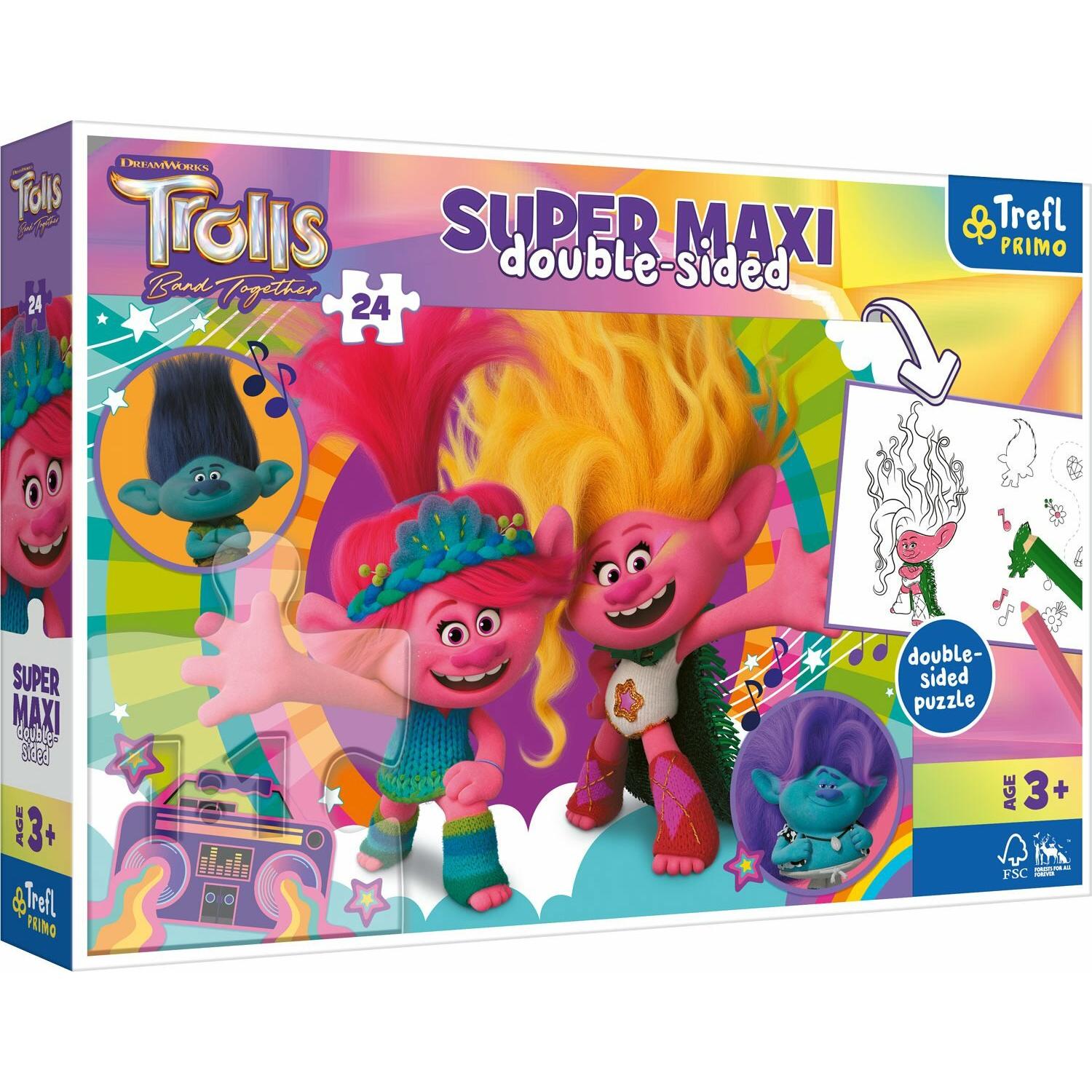 Trefl TR Super Maxi puzzle 24 Trolle 3 (24 Teile)
