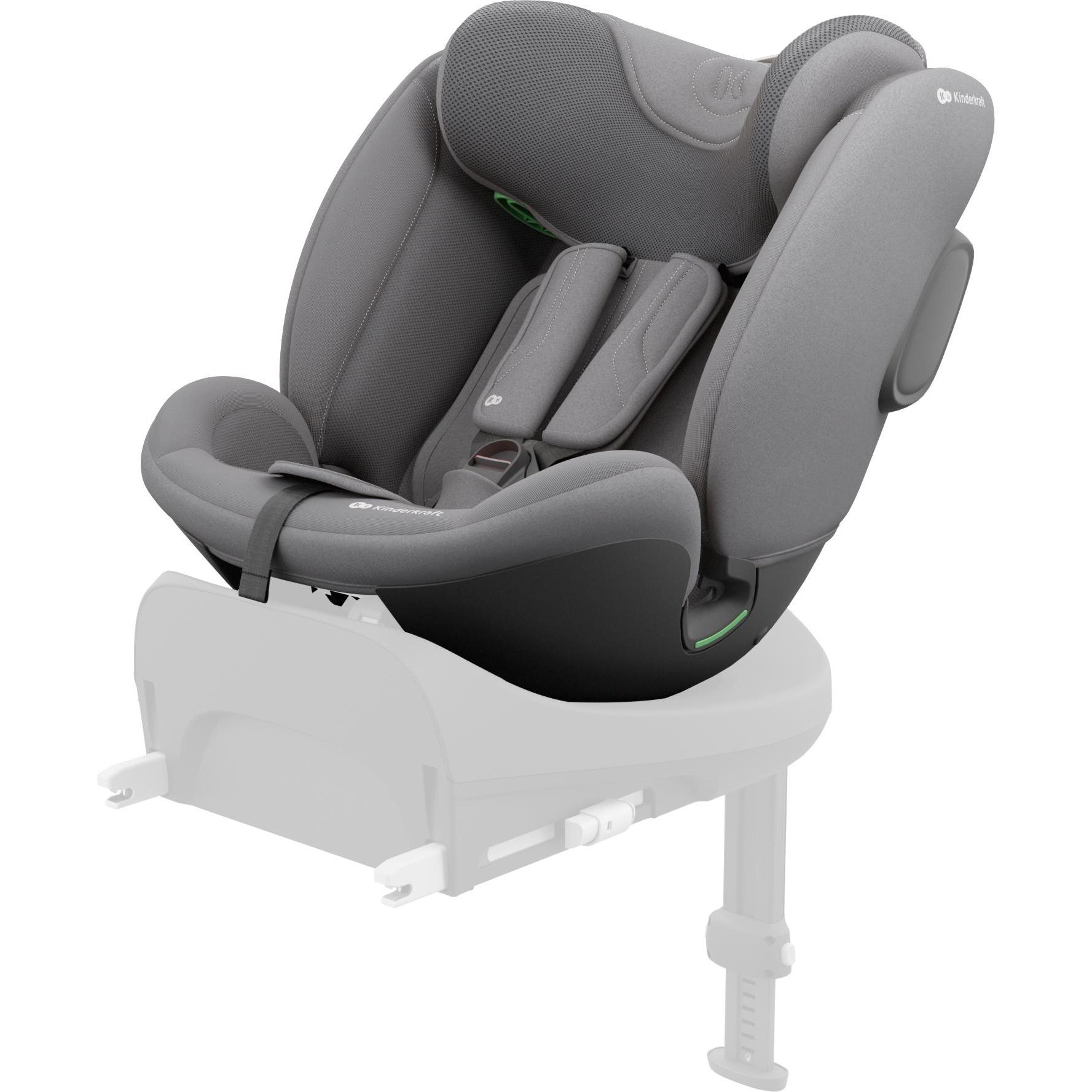 KinderKraft, Seggiolino auto, I-FIX ENDURA SAFE Car Seat gray (Seggiolino per bambini)