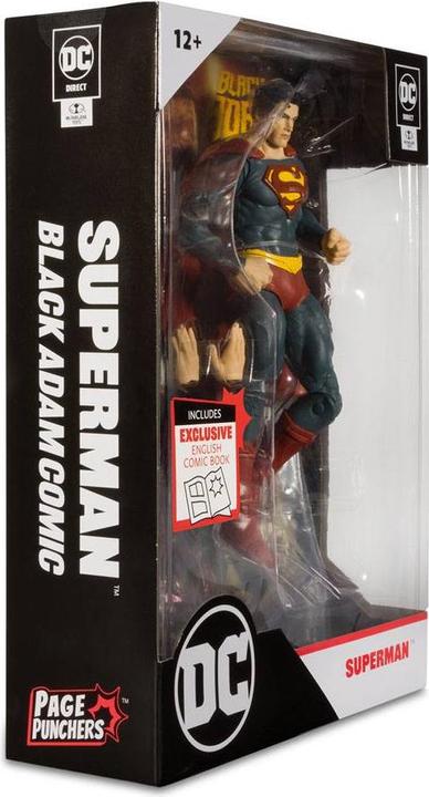 Actual product image McFarlane AF DC Comics Page Punch Superman 17cm