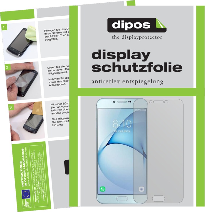 Produktbild Dipos Displayschutzfolie Antireflex (6 Stück, Samsung Galaxy A8 (2016))