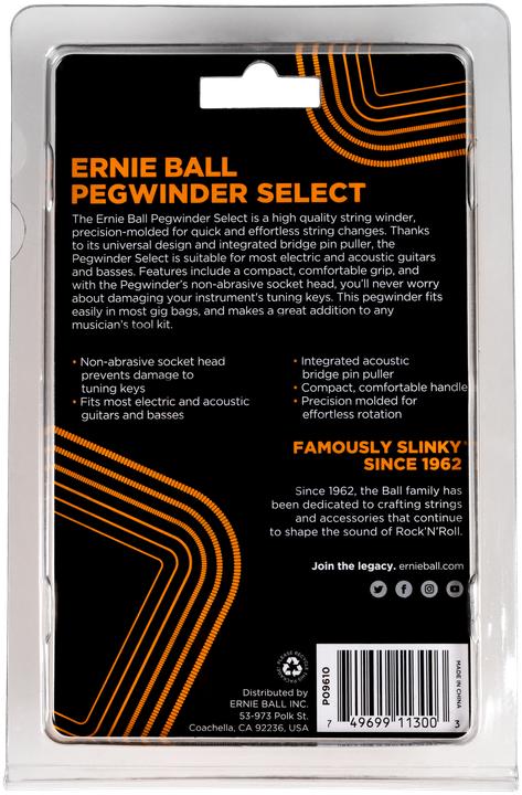 Actual product image Ernie Ball String crank Pegwinder Select