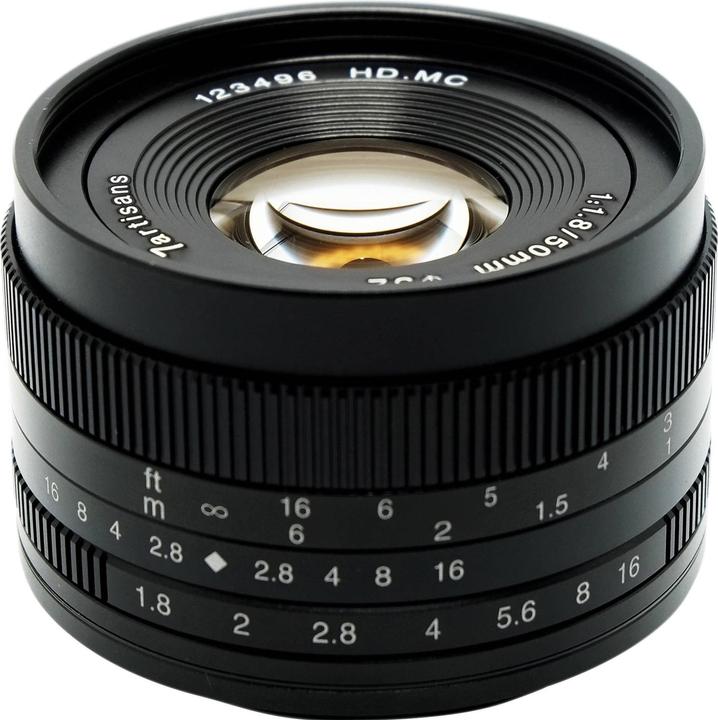 Immagine prodotto 7artisans 50 mm F1.8 MFT (Micro Four Thirds, Micro Four Thirds)