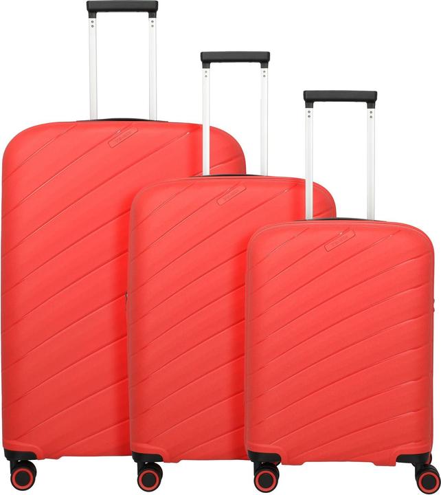 Produktbild Travelite Burano 4 Rollen Kofferset 3-teilig mit Dehnfalte (207 l)