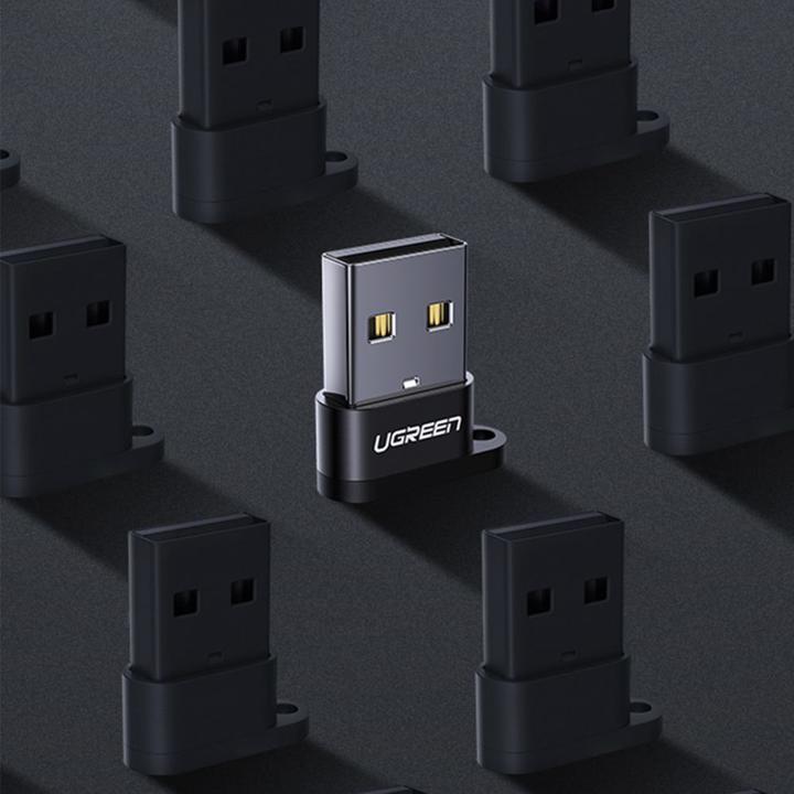Productafbeelding Ugreen USB-C naar USB-A 2.0 bluetooth adapter (zwart) (USB 3.1, USB 2.0)