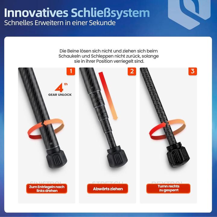 Productafbeelding Fotopro Koolstofvezel camera statief (Koolstof)