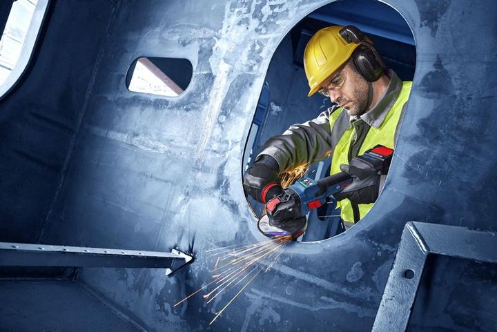 Actual product image Bosch Professional Bosch Akku-Winkelschleifer mit X-LOCK EXWX18V-15S (125 mm)