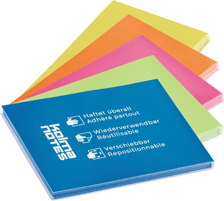 Image du produit Kolma Notes adhésives A7 statiques assorties (74 x 105 mm)