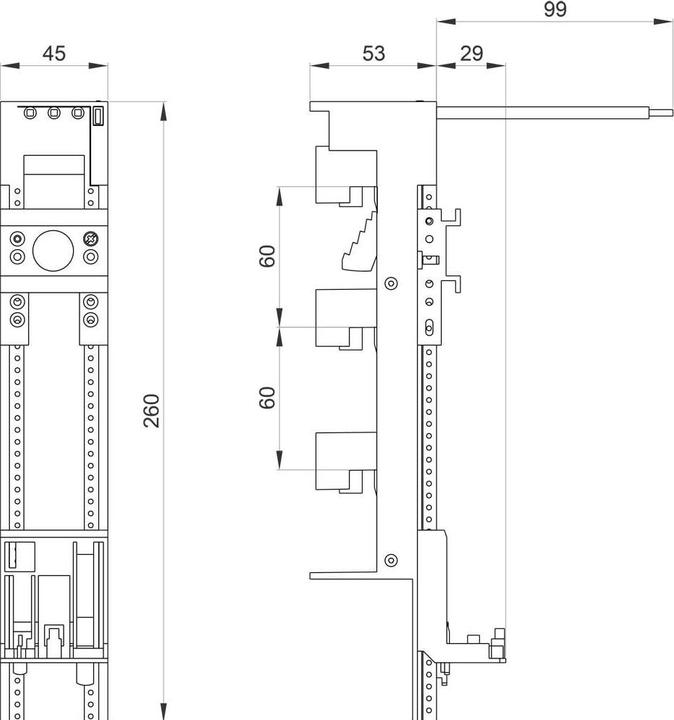 Produktbild Siemens Sammelschienenadapter 32A 8US25
