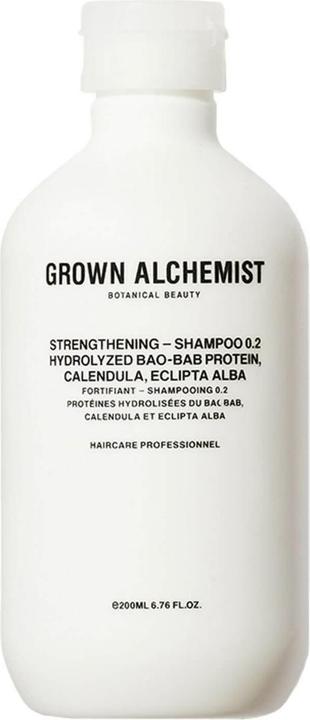 Actual product image Grown Alchemist Hair Strengthening Shampoo 0.2 Bao-Bab Protein, Calendula, Eclipta Alba (200 ml, Liquid shampoo)