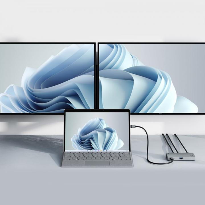 Productafbeelding Alogic Thunderbolt 4 BLAZE Compact Hub Driedubbele Thunderbolt Uitgangen (Thunderbolt, 4 Havens)