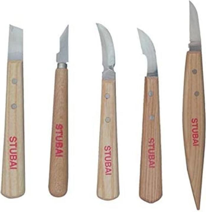 Stubai Kerbschnitzmesser-Satz, 5-tlg.