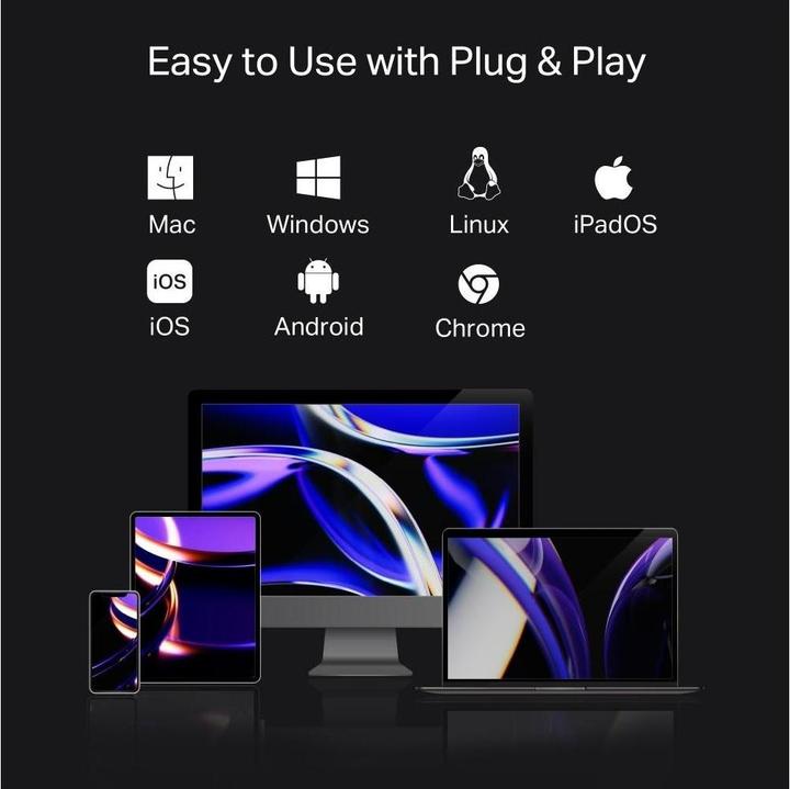 Produktbild TP-Link USB TYPE-C 7-PORT HUB (USB-C, 7 Ports)