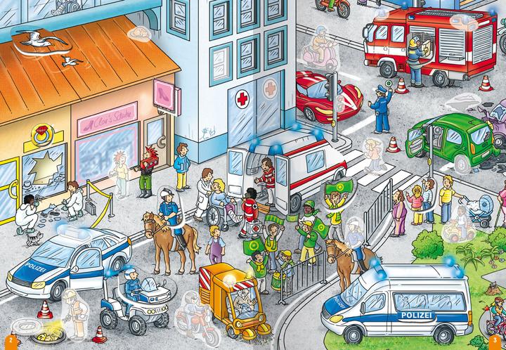 Actual product image Ravensburger Wimmeln, Rätseln, Stickern: Fahrzeuge