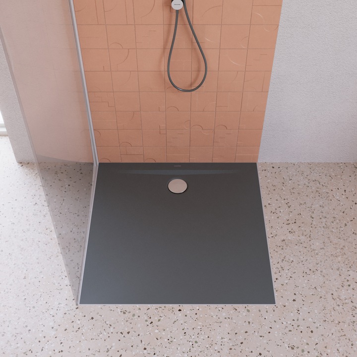 Produktbild Kaldewei Superplan Zero Duschfläche mit Wannenträger extraflach, 900x900mm, 35244798