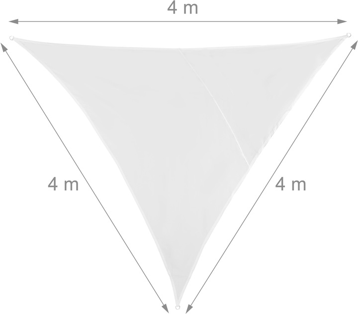 Image du produit Relaxdays Voile d'ombrage triangle (400 x 330 x 0,5 cm)