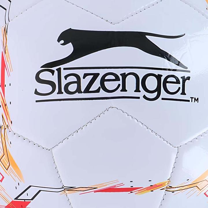 Actual product image Slazenger - Fussballball Grösse 5 (weiss / orange) (5)