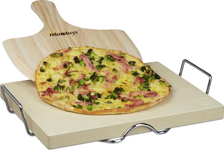 Produktbild Relaxdays Pizzastein Set