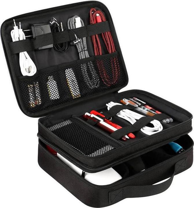 Produktbild Matein Travel bag with organizer for cables / electronics M 1225 Black