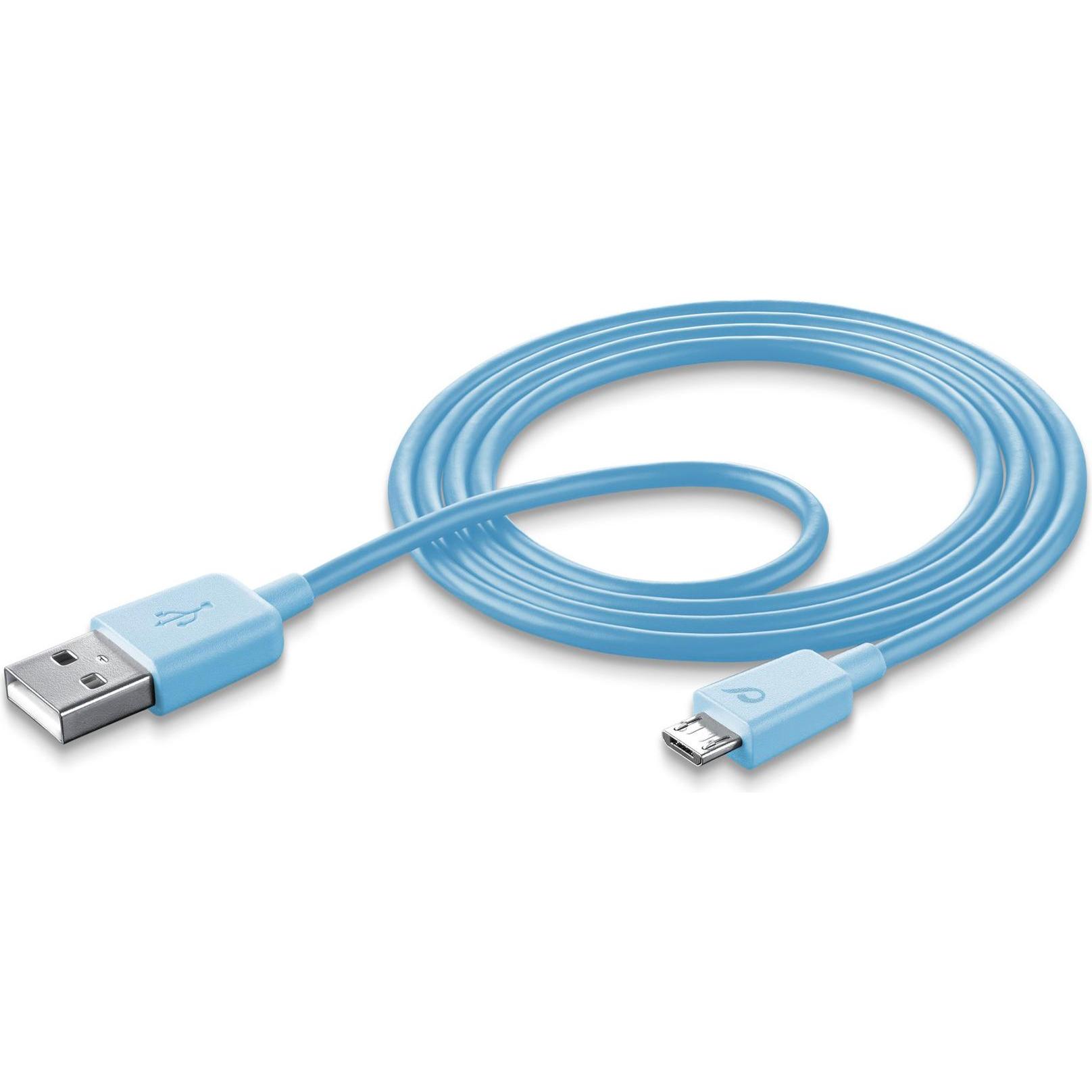 Cellularline #Stylecolor Cable 100cm - MICRO USB (1 m, USB 2.0), USB Kabel